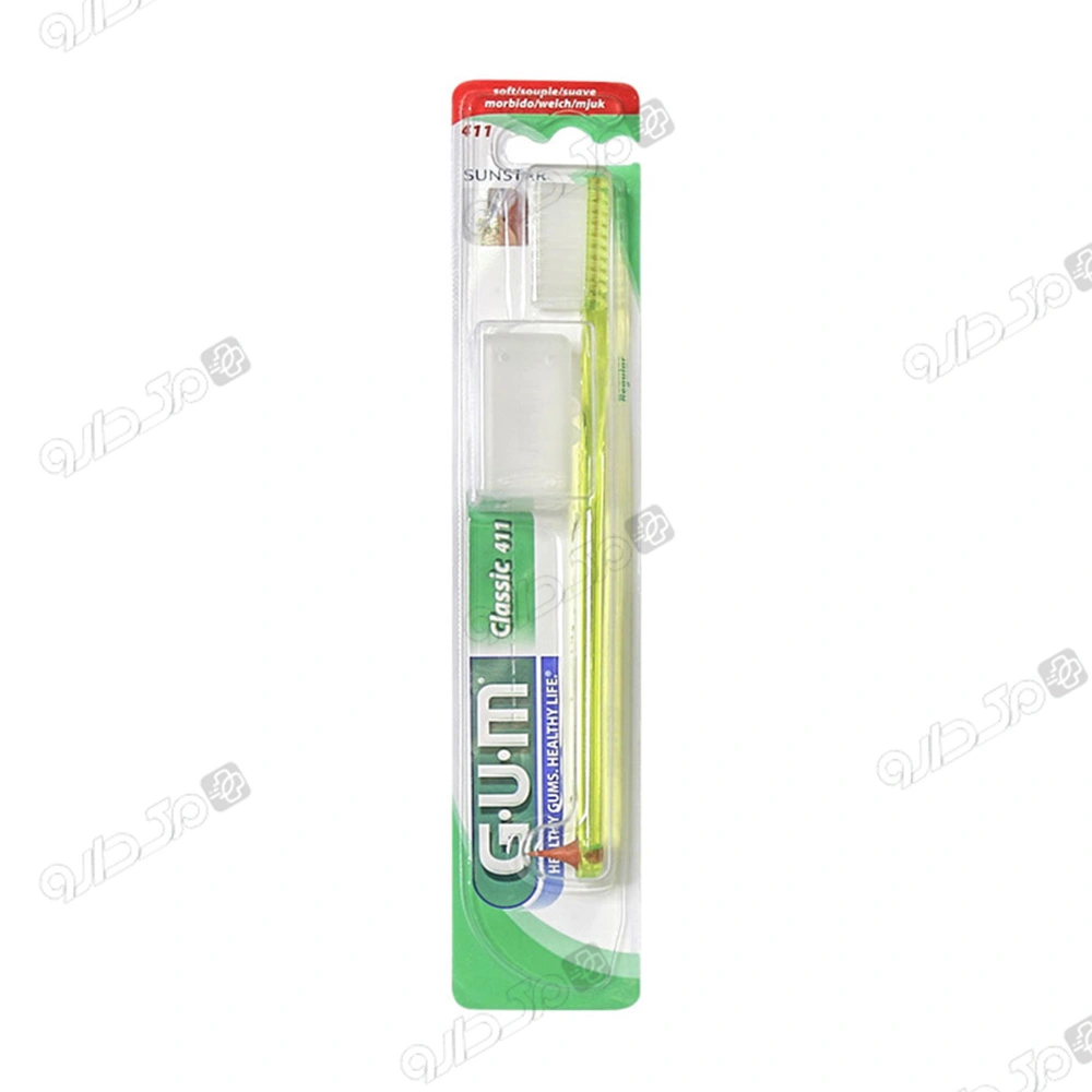 مسواک کلاسیک 411 با برس نرم جی یو ام